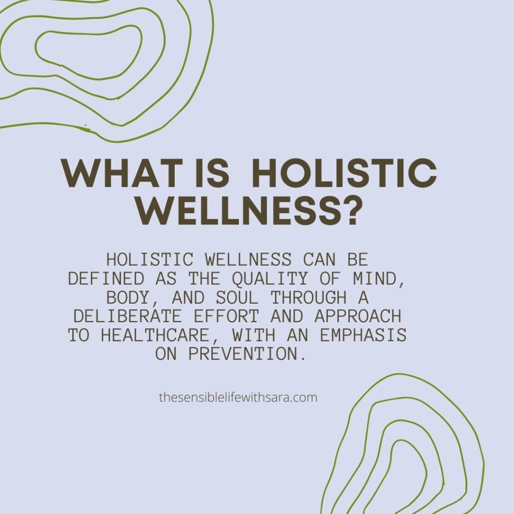 defines holistic wellness